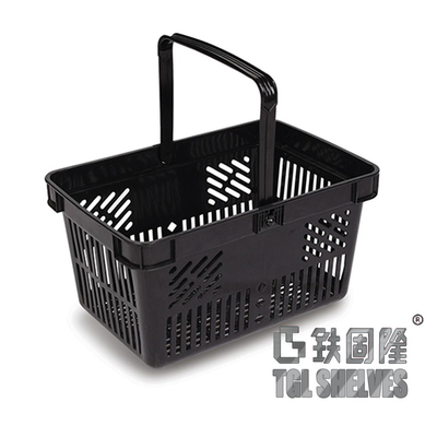 CE Certificate plastic supermarket basket 47×32×21cm with Corrosion Resistance