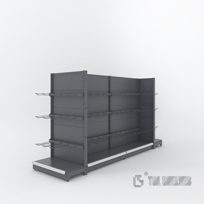 Morden Gondola Shelf Rack Supermarket Easy Installation Cold rolled steel Material